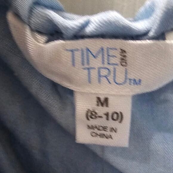 Cato M Eyelet Ruffle Top Peasant Blouse Boho Cottagecore Timeless Southern Style - Picture 5 of 7